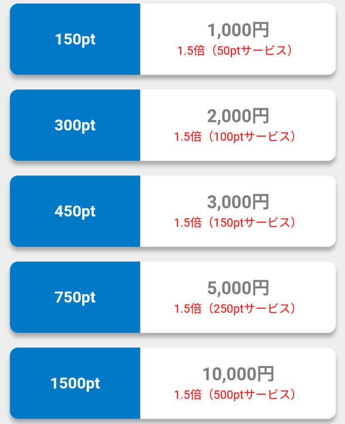 あいたいなの料金１