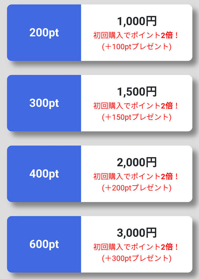 プラチナの料金１