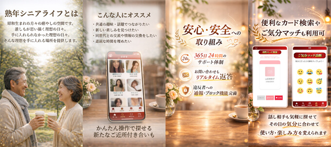 熟年シニアライフのトップ