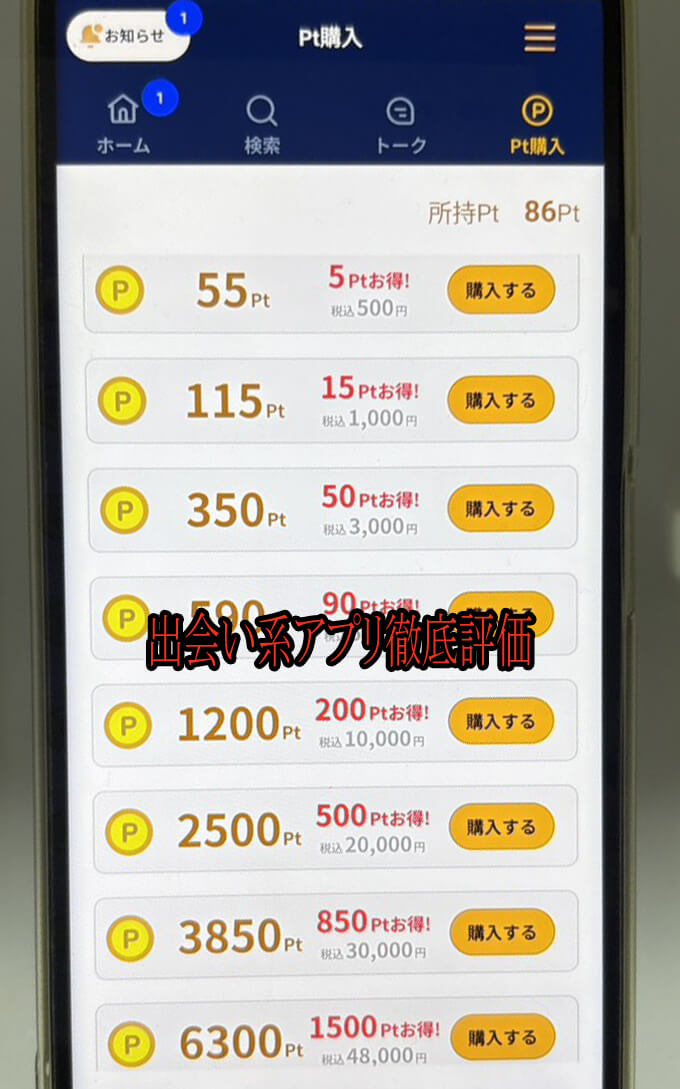 熟女ラッシュの料金1